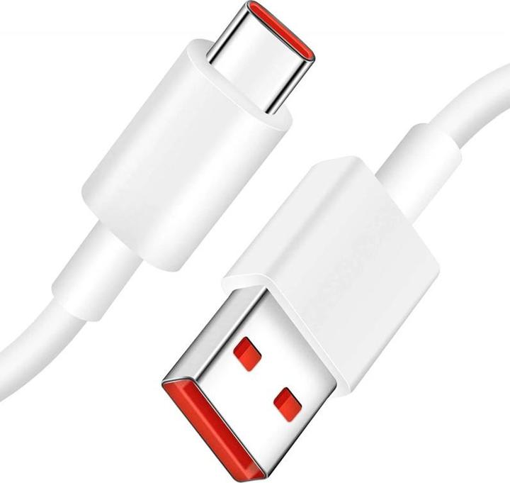 Xiaomi USB-A to USB-C kabel, 60W, 6A, 1m, Weiss (1 m, 60 W)