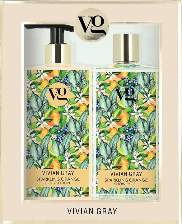 Vivian Gray Cosmetic set Sparkling Orange (Shower Gel & Body Lotion) (Body care set)