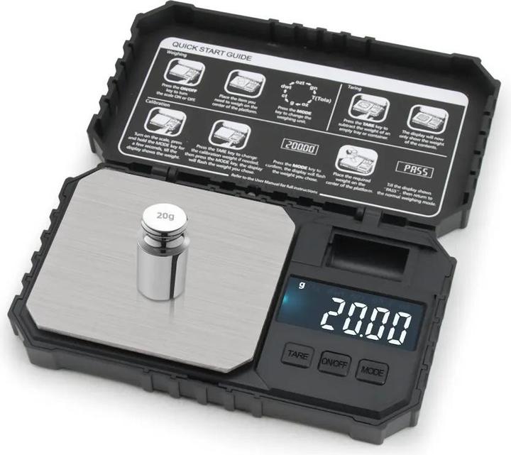Actual product image Swissdetector Precision Pocket Scale 200g x 0.01g Jewelry Gram Scales