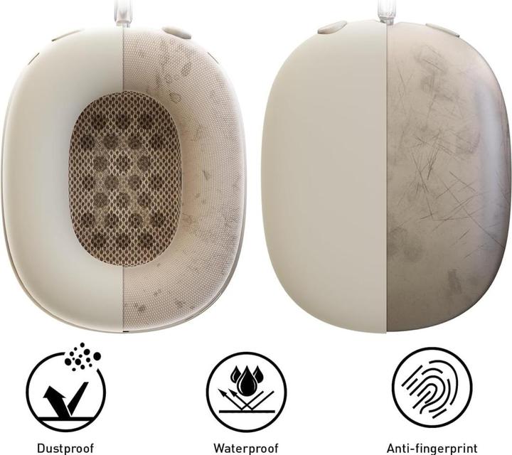 Image du produit Screenguard Etui en silicone liquide 3-en-1 Set Sandy (Sac pour écouteurs)