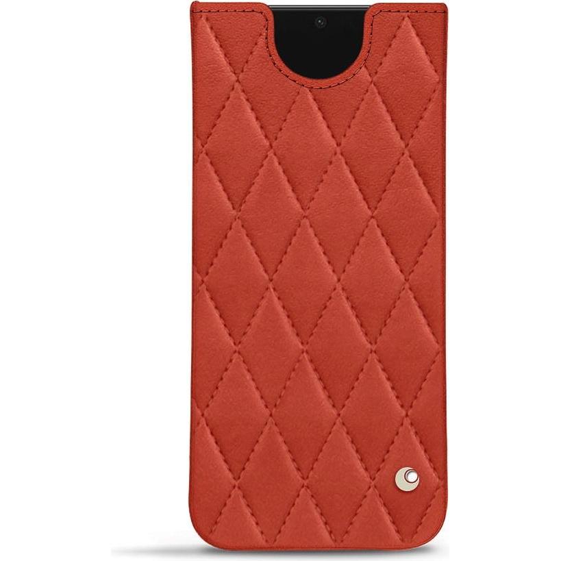 Noreve Lederschutzhülle (Samsung Galaxy S21+), Smartphone Hülle, Orange