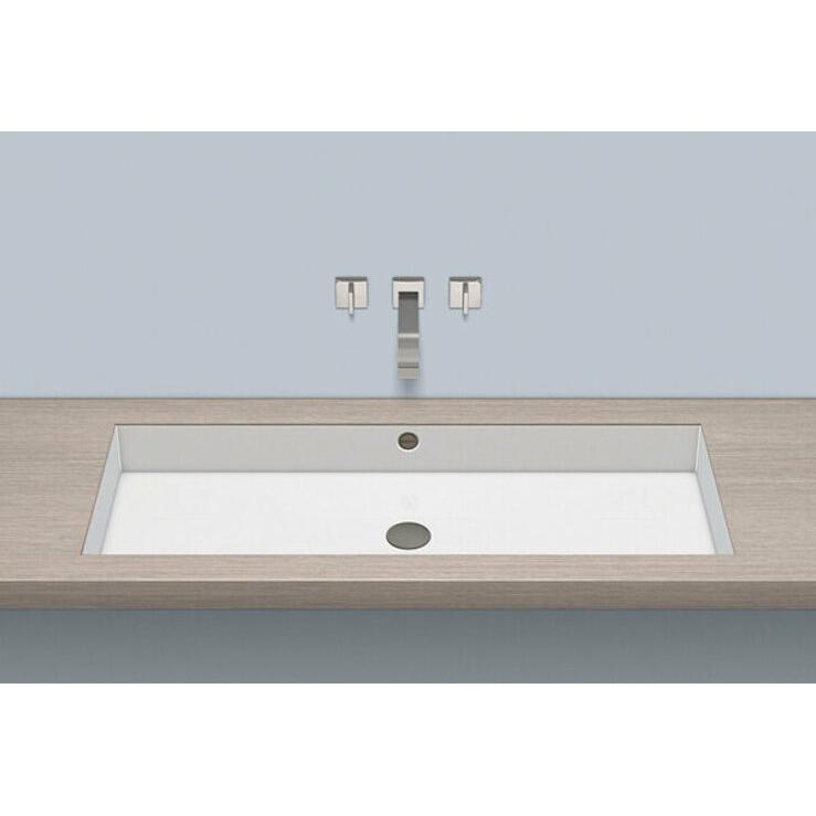 Thumbnail - Alape, Waschbecken, Unterbaubecken UB.ME1000, rechteckig B: 994mm H: 111mm T: 369mm, 3228704000, weiss (369 mm, 994 mm)