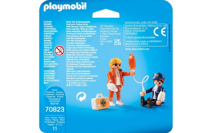 Image du produit Playmobil DuoPack médecin urgentiste et policière (70823)