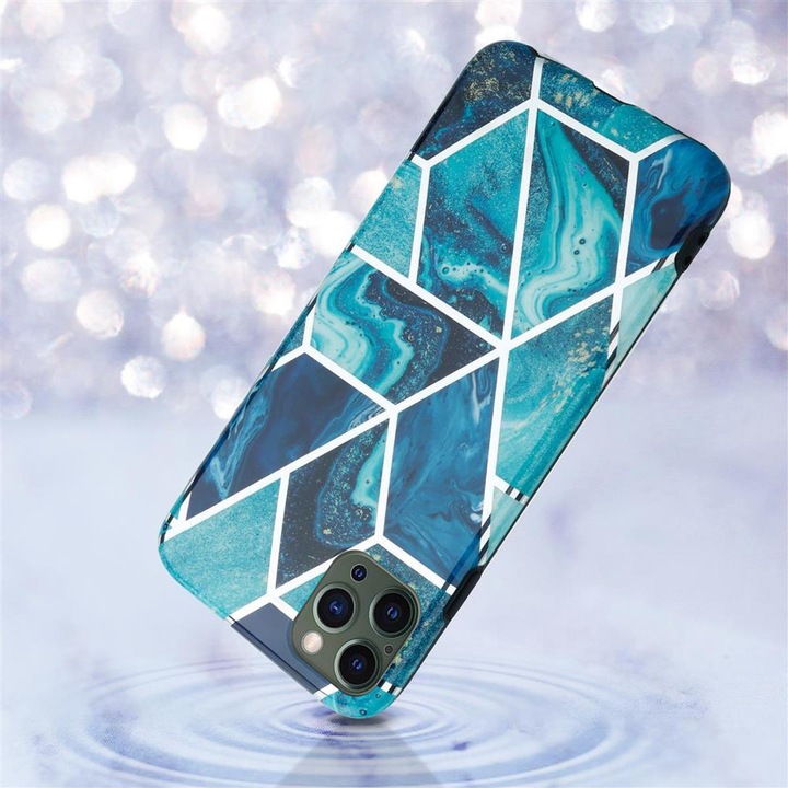 Image du produit Cadorabo Couverture IMD TPU Marbre coloré (Apple iPhone 12 Pro Max)