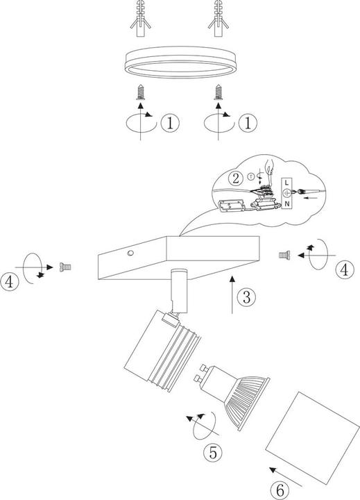 Produktbild Steinhauer Upround (350 lm, GU10)