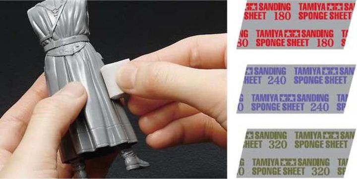 Tamiya Abrasive sponge 240 grit 3