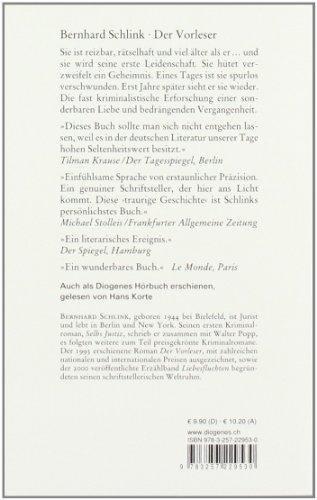 Actual product image Der Vorleser (German, Bernhard Slim, 2009)