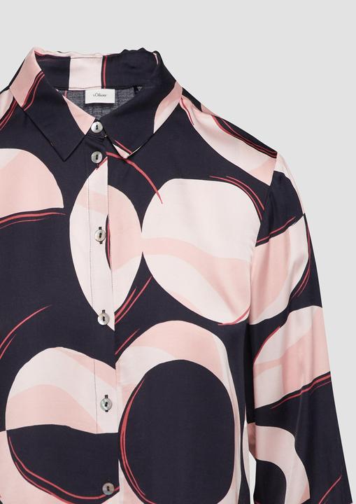 Immagine prodotto S.Oliver Bluse Satinierte Longbluse mit Falten-Details (36)