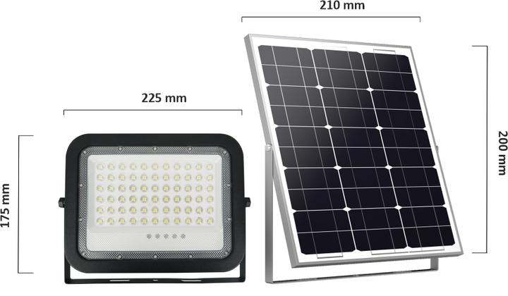 Produktbild Enovalite Solar LED-Fluter (800 lm, IP65)