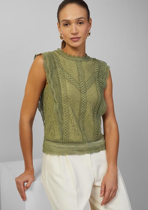 Immagine prodotto S.Oliver Bluse Ärmellose Bluse aus Spitze (46)