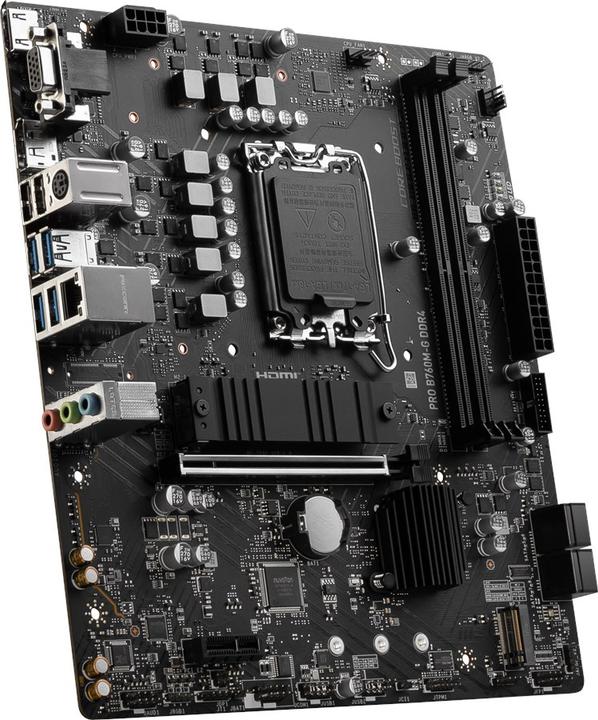 Produktbild MSI MB PRO B760M-G DDR4 (B760,S1700,mATX,Intel) (LGA 1700, Intel B760, uATX)