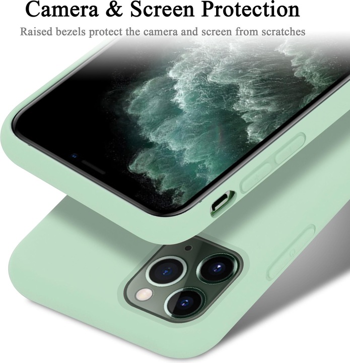 Actual product image Cadorabo TPU Liquid Silicone Case Cover (Apple iPhone 11 Pro Max)