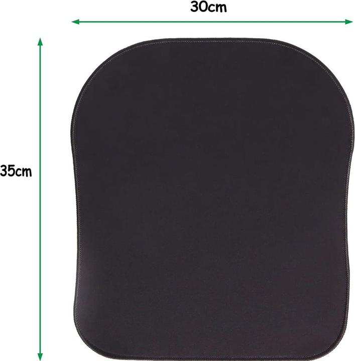 Produktbild König Design Gleitbrett Gleiter für Thermomix TM6 TM5 Gleitpad Zubehör Tropfmatte Schwarz Neu