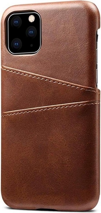 Produktbild Screenguard Apple iPhone 11 CardCaddy Leder Backcase mit Kartenfächern (Apple iPhone 11)
