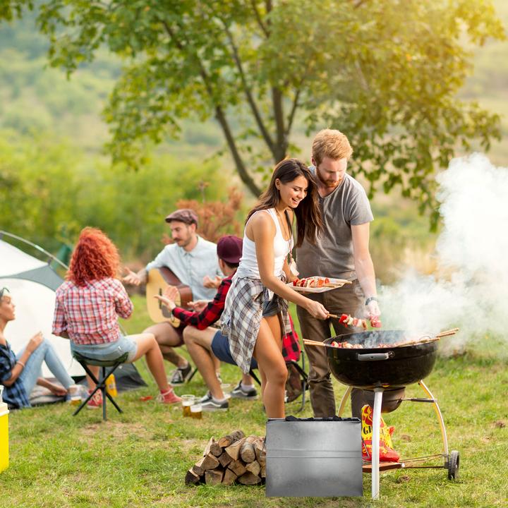 Produktbild Relaxdays Ascheeimer eckig