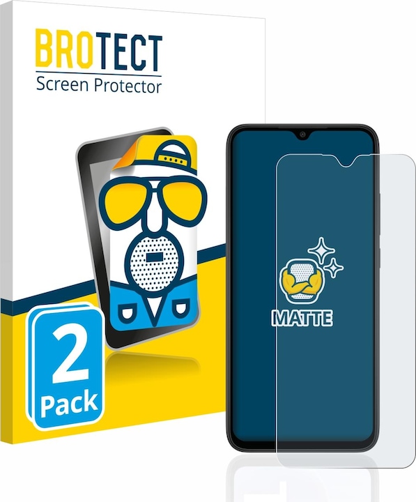 Actual product image BROTECT Anti-glare screen protector matt (2 Piece, Xiaomi Redmi 9AT)