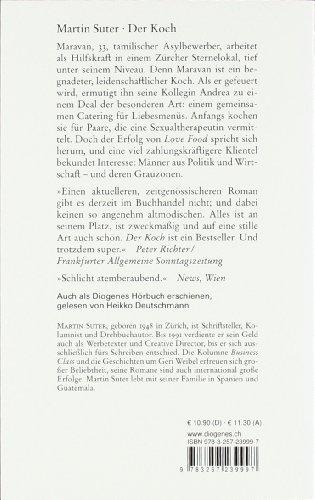 Actual product image Der Koch (German, Martin Suter, 2018)