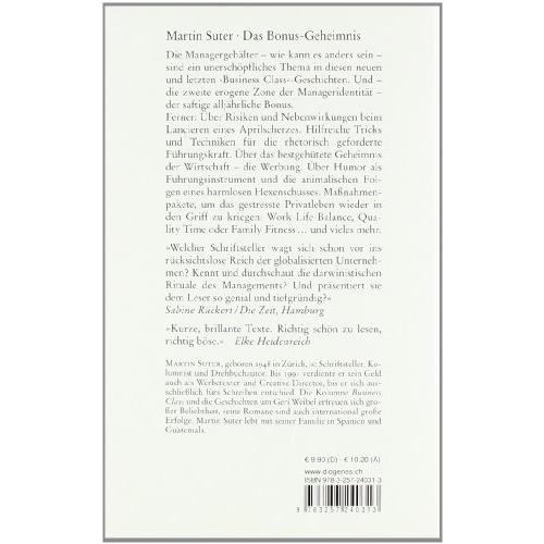 Thumbnail - Das Bonus-Geheimnis, Belletristik von Martin Suter