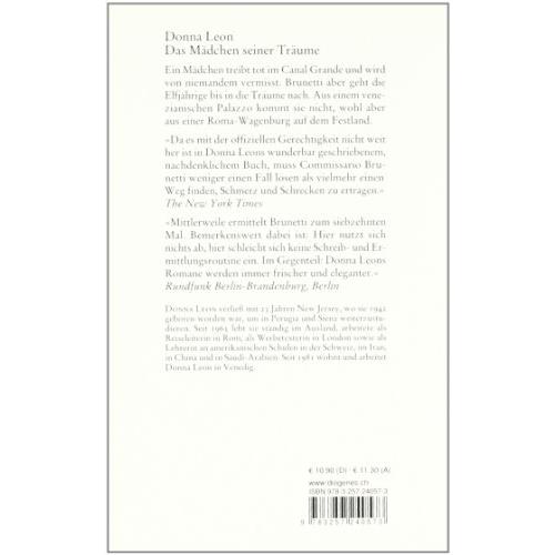 Das Mädchen seiner Träume, Belletristik von Donna Leon