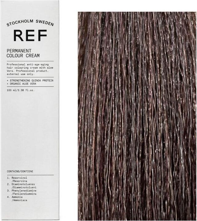 Produktbild Ref. Permanent Colour Cream Haarfarbe 4.4 Copper Brown 100 ml (Kupferbraun)