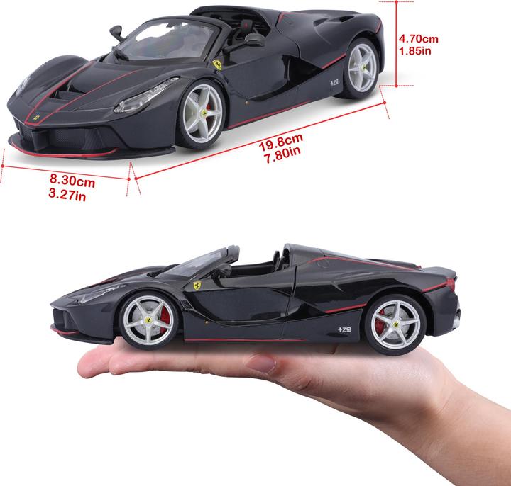 Actual product image Bburago Model LaFerrari Aperta 1:24