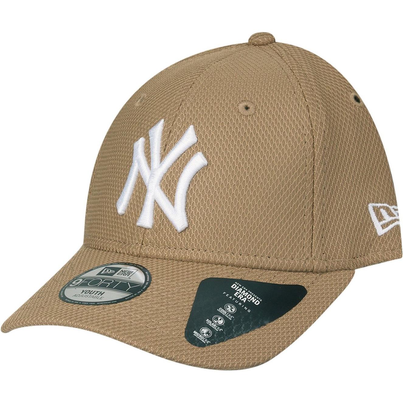 New Era, Jungen, Cap, Kinder Cap - DIAMOND 9FORTY NY Yankees khaki Infant, Braun, (49, 48 C, 50 C)