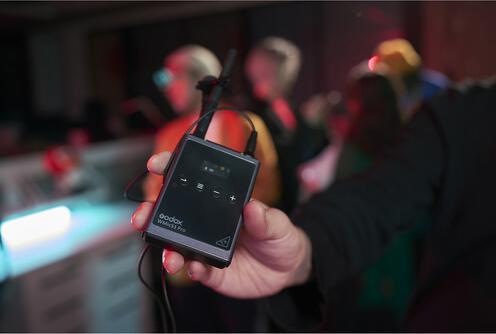 Productafbeelding Godox Camera-houder, 2-Pers. Omni Lavalier-Mic Draadloos Omni Lavalier Microfoonsysteem