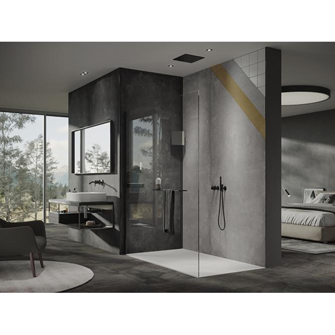 Hüppe, Duschkabine + Duschwand, EasyStyle Wandverkleidung 150x255cm (266 cm, 161 cm, 4 cm)