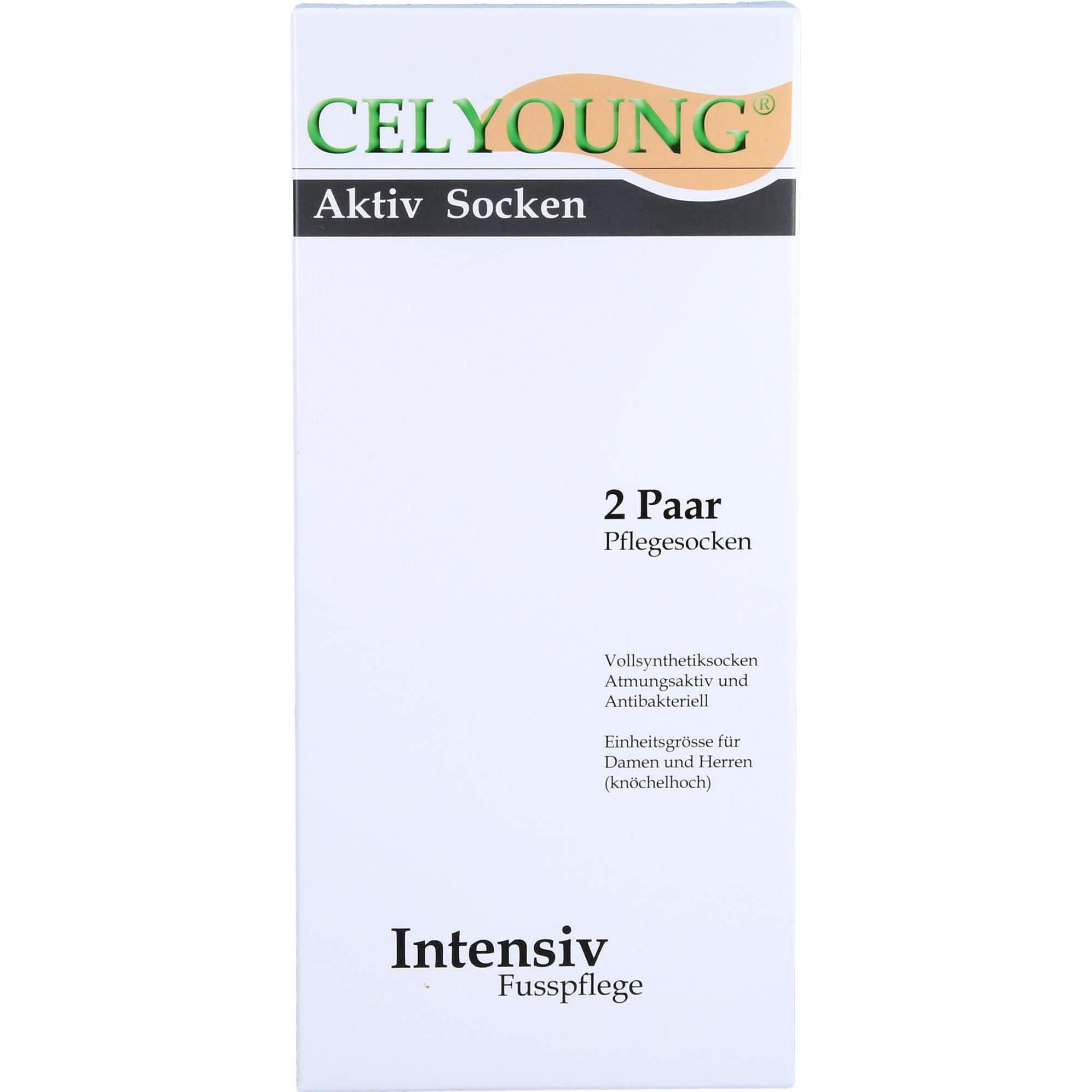 Celyoung, Fusspflegemittel, Aktiv Socken Synt.UNISEX, 4 St