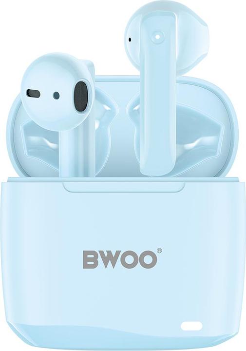 Actual product image Bwoo wireless TWS earphones BW94-BU blue (Wireless)