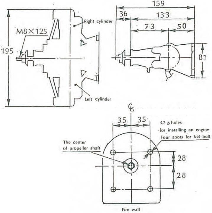 Image du produit Saito fa-182td moteur boxer 2 cylindres 4t