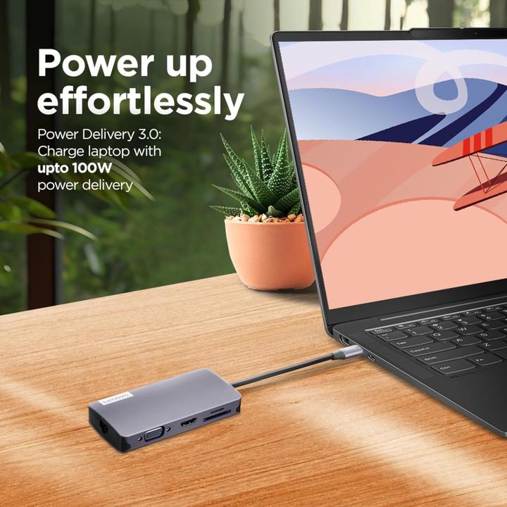 Produktbild Lenovo 150 USB-C Travel Dock (P) (USB-C, 4 Ports)