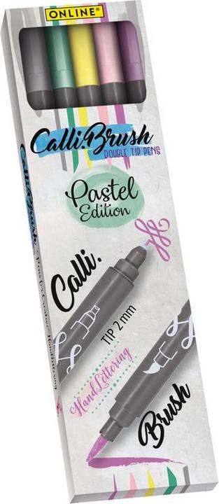 Produktbild Online Callibrush Handlettering (Mehrfarbig, 5 x)