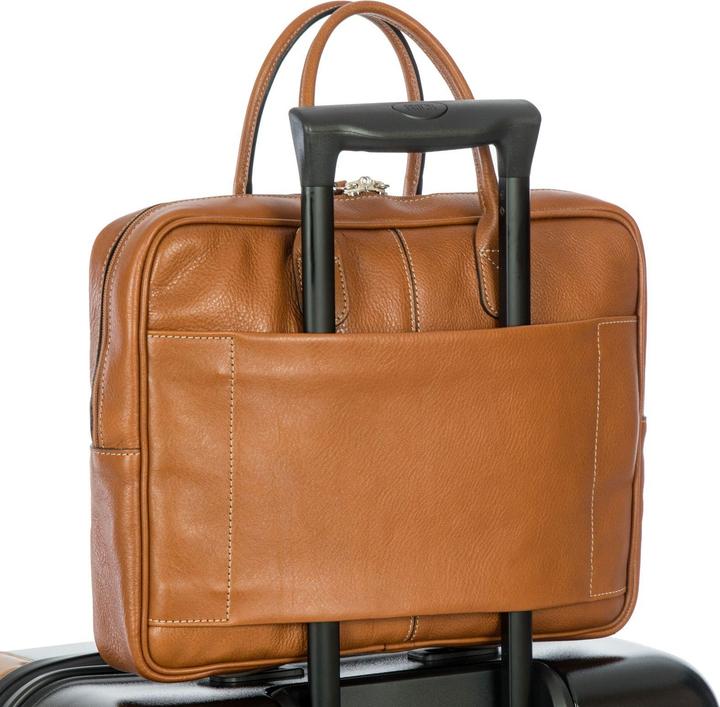 Actual product image Brics Life Pelle - Leather briefcase (14.10")