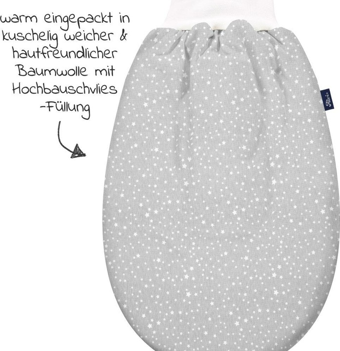 Produktbild Alvi Strampelsäcke Strampelsack Schlupf-Mäxchen Jersey Thermo - Sternenhimmel