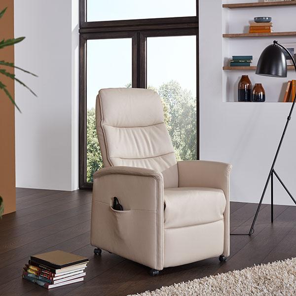 Mirex Poltrona stand-up e reclinabile con 2 motori Kosmos coffee (marrone)