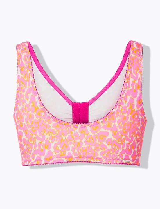 Actual product image Ulla Popken Leopard Print Comfort Bra (Single pack, 105 D)