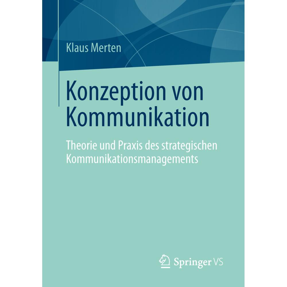 Konzeption von Kommunikation, Fachbücher von Klaus Merten