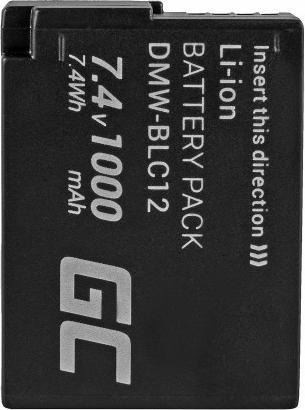 Actual product image GreenCell Batteri for DMW-BLC12 Panasonic FZ2000, 7.4V 1000mAh (Camera battery)