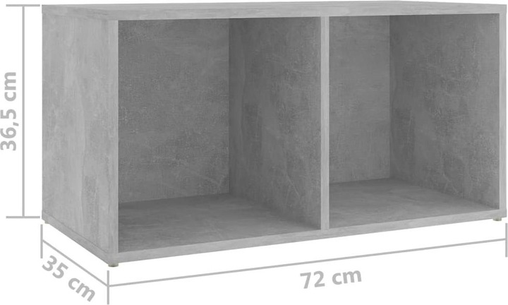 Actual product image VidaXL TV-Schrank-Set (72 x 35 x 36.5 cm)