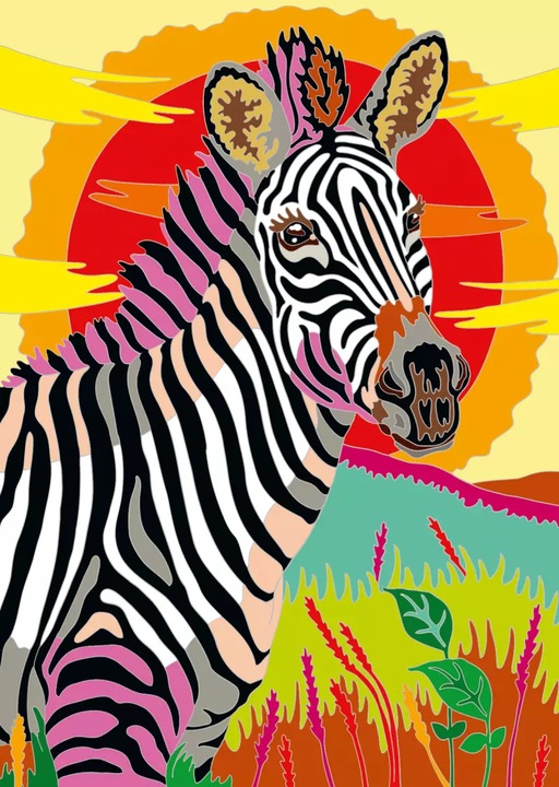 Actual product image Ravensburger Painting by Numbers: Animal Dreams