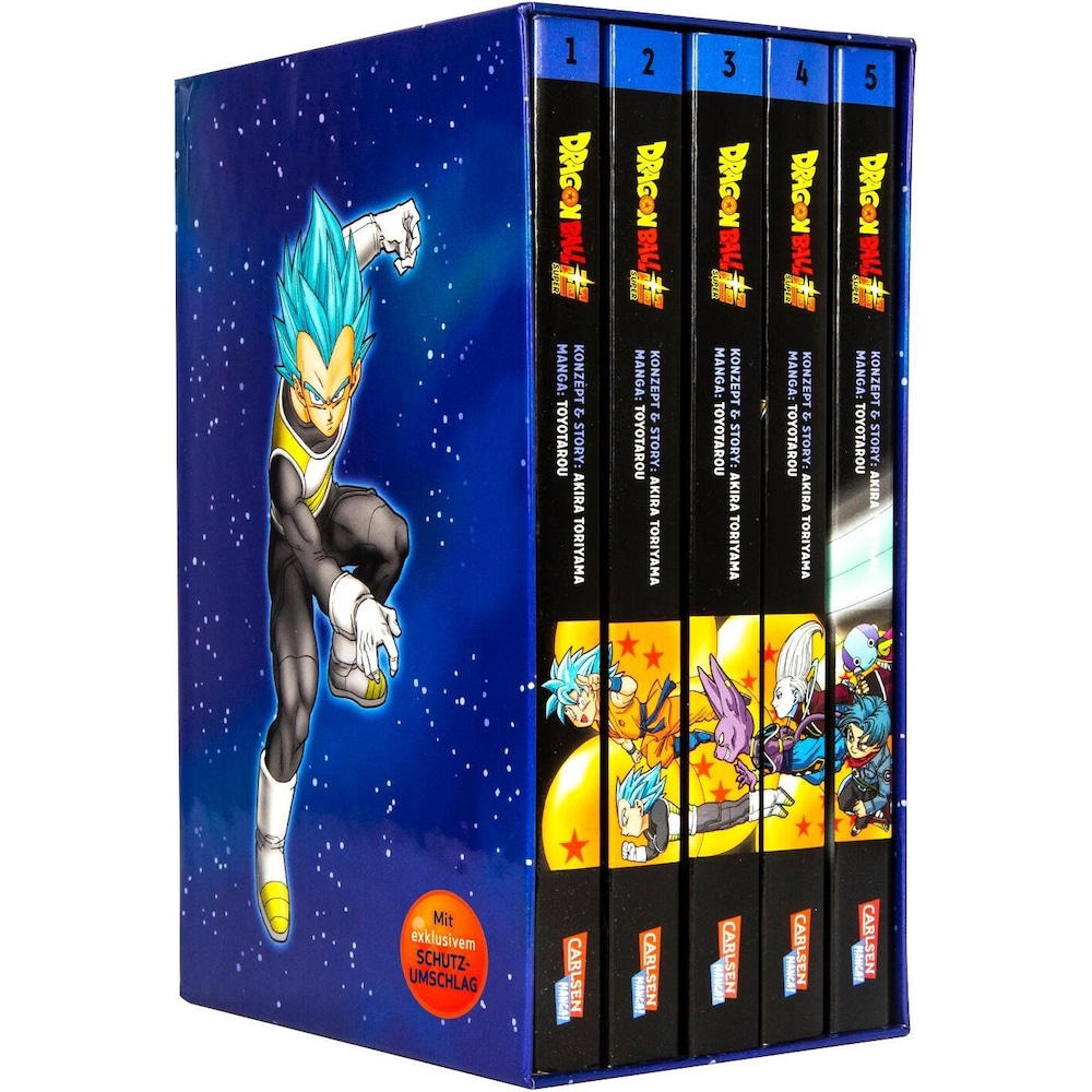 Dragon Ball Super Bände 1-5 im Sammelschuber mit Extra, Belletristik von Akira Toriyama (Original Story)