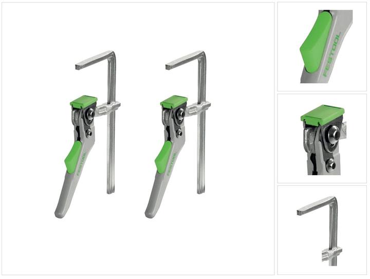 Immagine prodotto Festool Morsetto con bloccaccio a leva FS-HZ 160 - 2 pz. ( 2x 491594 ) (160 mm)