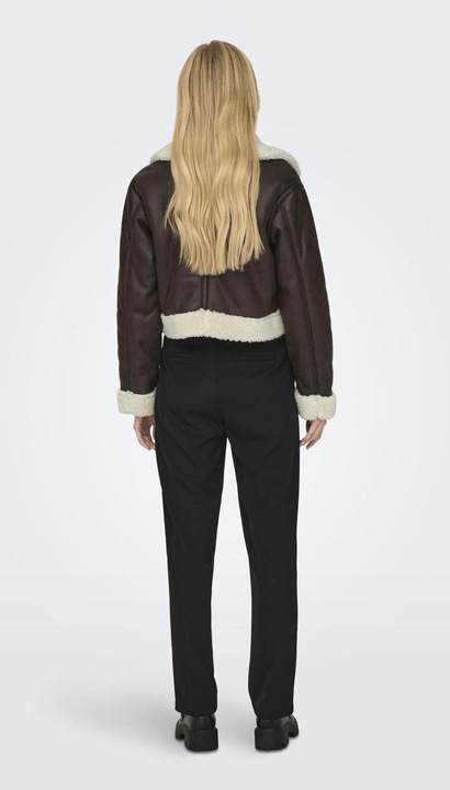 Produktbild Only Fly-Away Kragen Jacke Bikerjacke in Lederoptik (L)