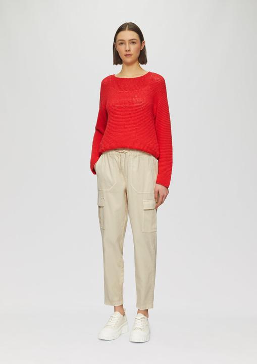 Actual product image S.Oliver Hose Strukturierte Jogpants mit Cargo-Taschen aus Viskosemix (40)