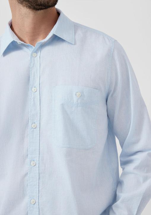 Immagine prodotto s.Oliver Hemd Regular Fit: Strukturiertes Hemd mit Brusttasche (M)