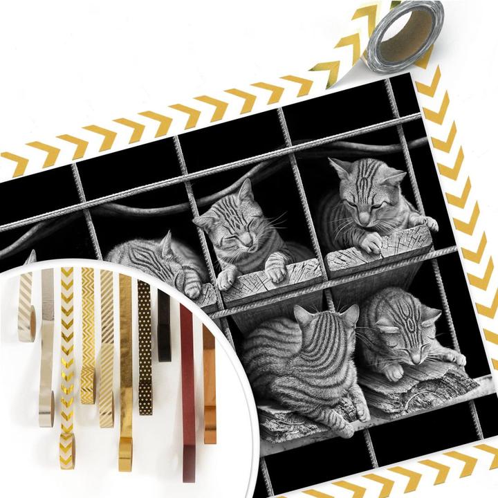 Immagine prodotto Trenddeko Heine - Il gatto (80 x 100 cm)