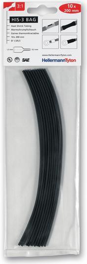 Produktbild HellermannTyton Schrumpfschlauchsortiment Tran (10 x)