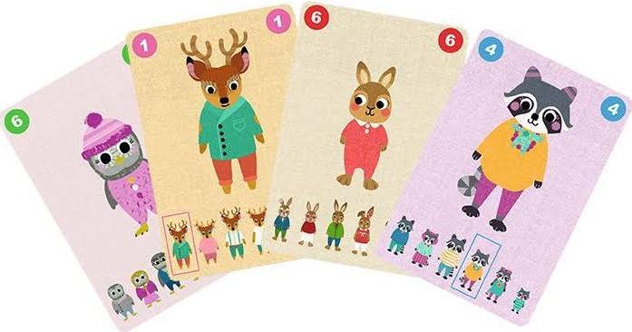 Actual product image Djeco Familou card game (mult) (German, French, Italian, English)