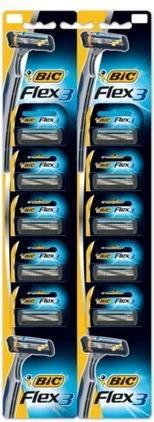 Immagine prodotto Bic Rasoio, Flex 3 Classic, 10 pezzi (Hit)